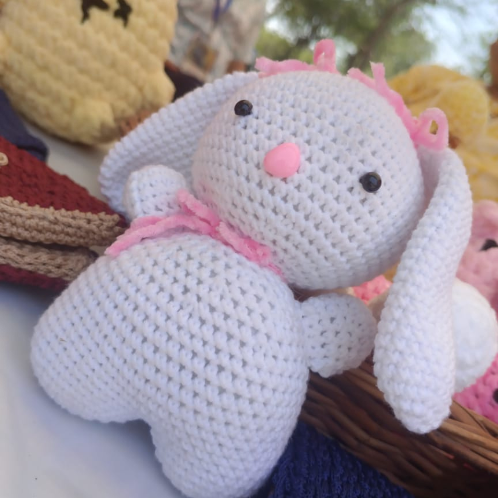 Handmade Crochet Bunny Plush
