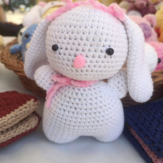 Handmade Crochet Bunny Plush