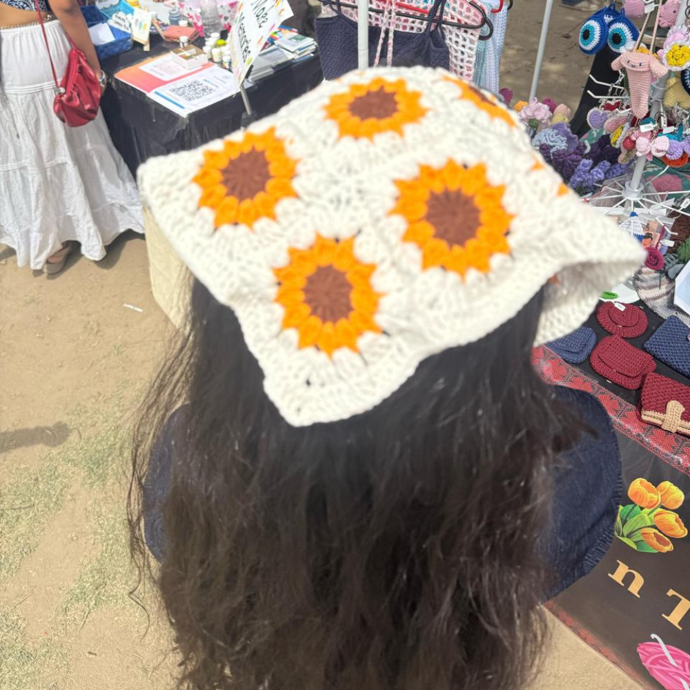 Handmade with Bright Floral Design