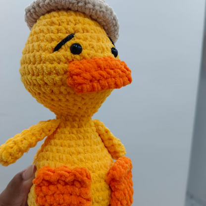 Handmade Crochet Duck Plush Toy