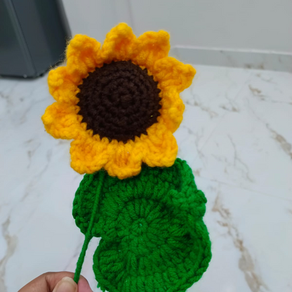 Handmade Crochet Sunflower(Each)