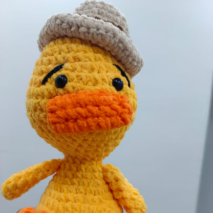 Handmade Crochet Duck Plush Toy