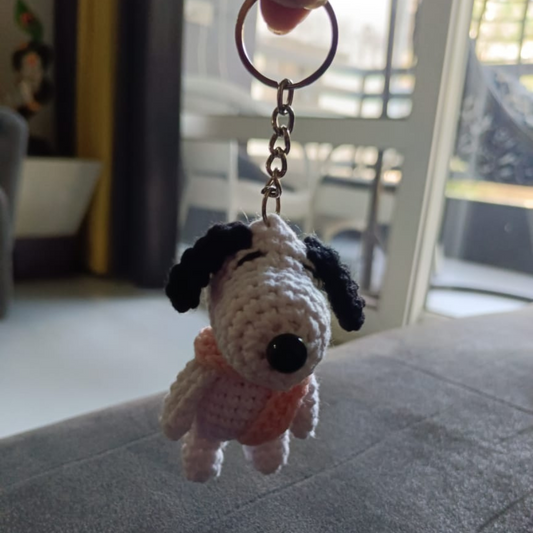 Snoopy Dog Keychain