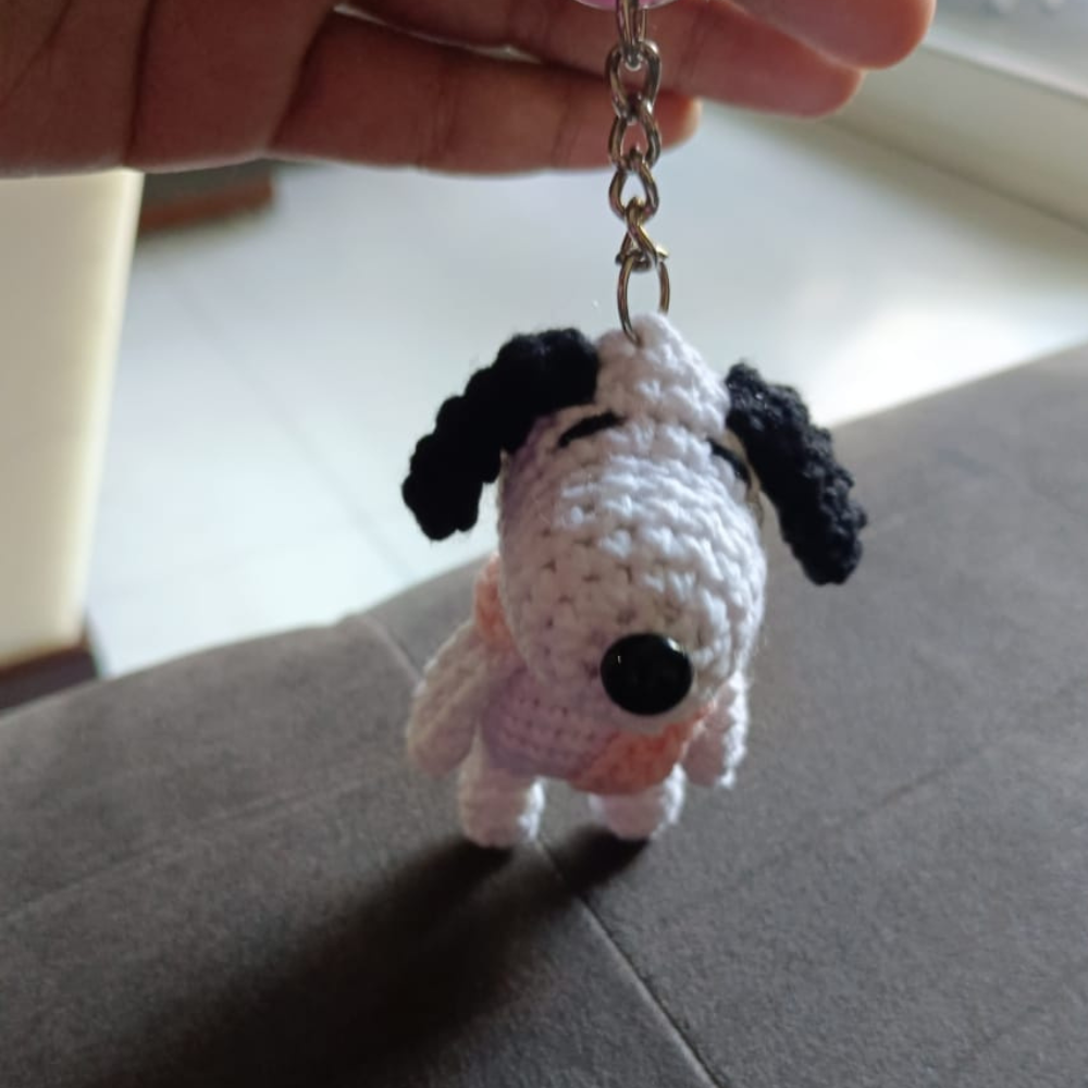 Snoopy Dog Keychain