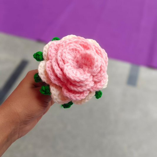Handcrafted Crochet Rose