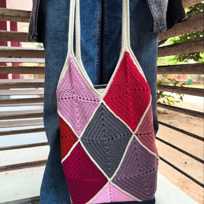 Multicolored Tote Bag