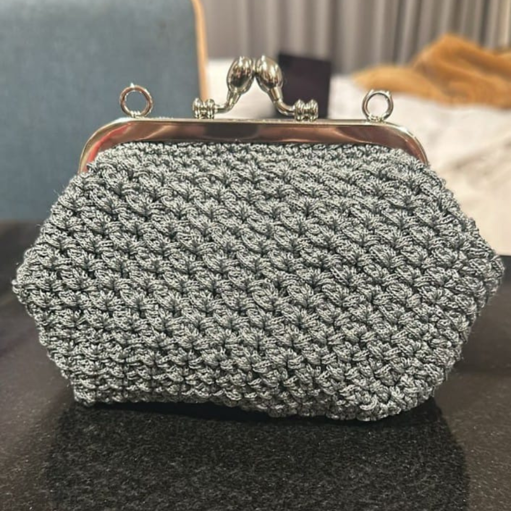 Macrame Clutch/Coin Pouch