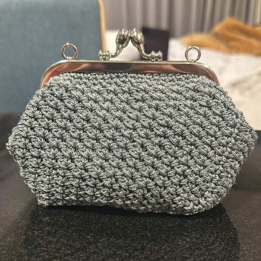 Macrame Clutch/Coin Pouch