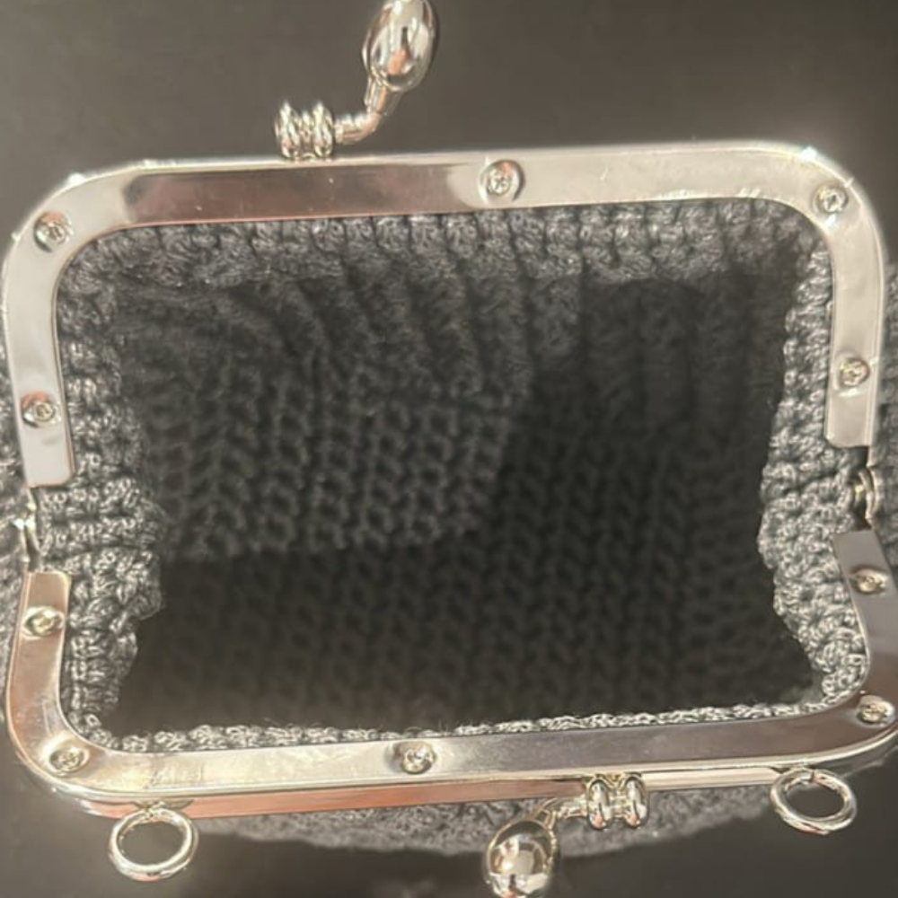 Macrame Clutch/Coin Pouch
