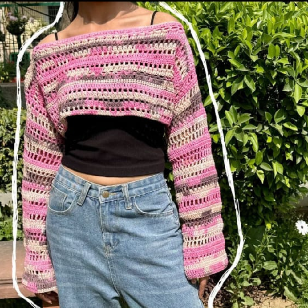 Handmade Crochet Bolero Top