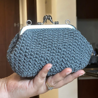 Macrame Clutch/Coin Pouch