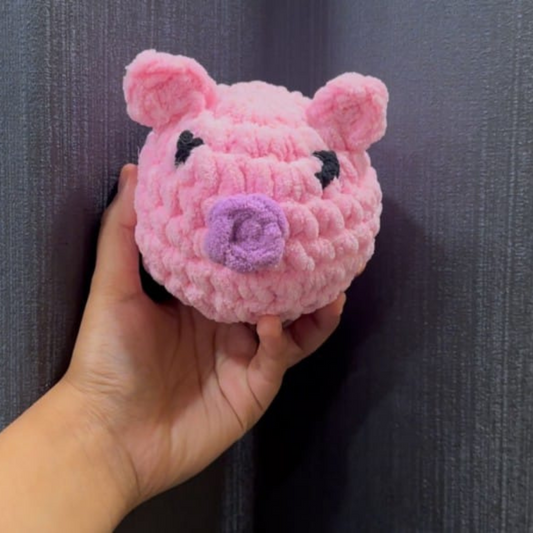 Crochet Pig Plushie