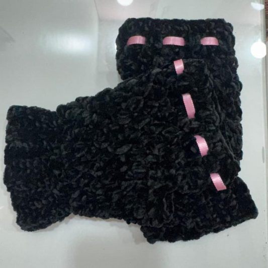 chenille finish Handmade Gloves