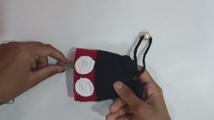 Handmade Crochet Mickey Mouse Key Holder