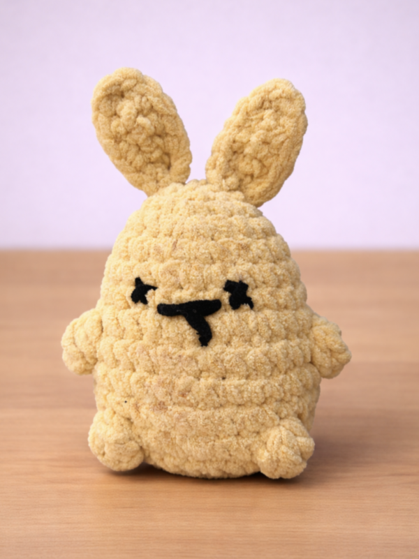 Butterbun – Yellow Crochet Bunny Plush