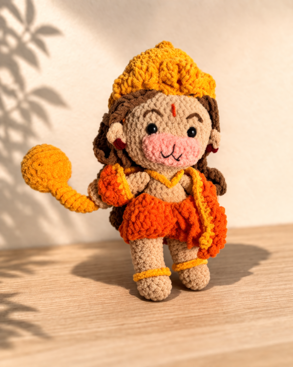 Crochet Hanuman Plushie
