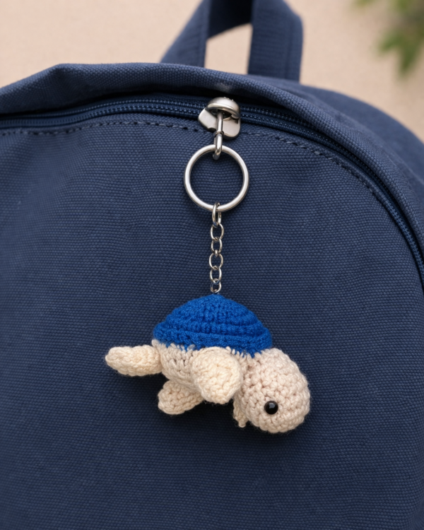 Crochet Turtle Charm