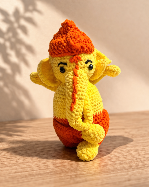 Crochet Ganesha Plushie