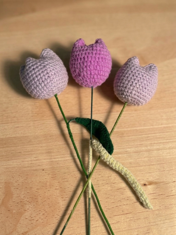 Crochet Tulip Stem