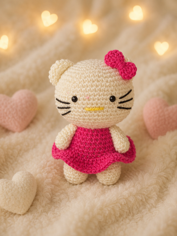 Hello Kitty Crochet Plushie