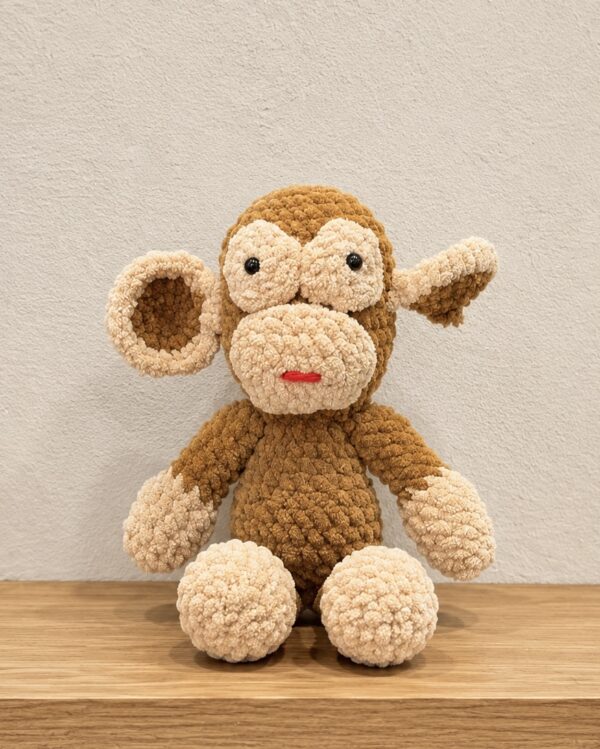 Milo the Mischievous Crochet Monkey