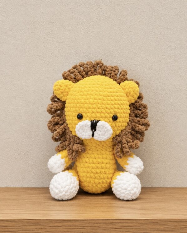 Leo the Sunshine Crochet Lion Plushie