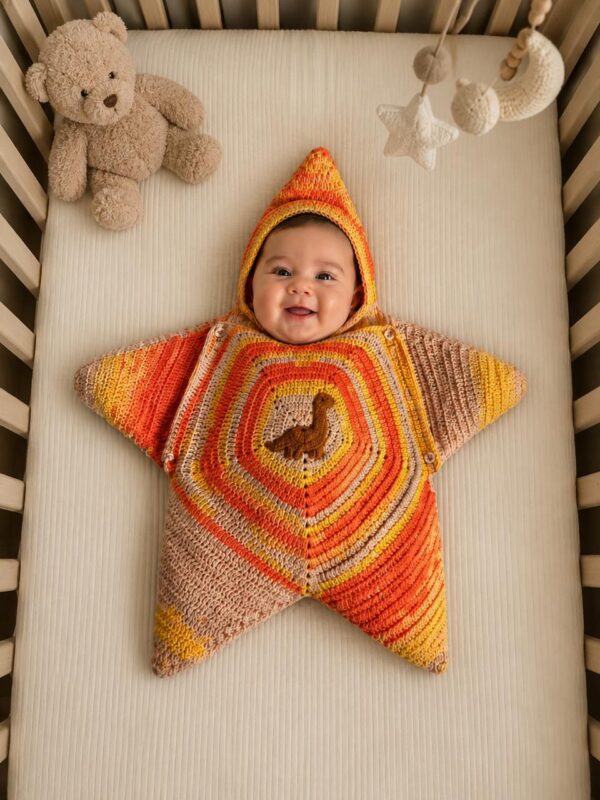 Sunburst Star Baby Cocoon (0-4 Months)
