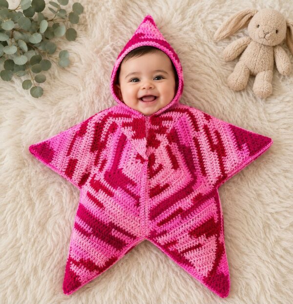 Blush Star Baby Cocoon (0-4 Months)